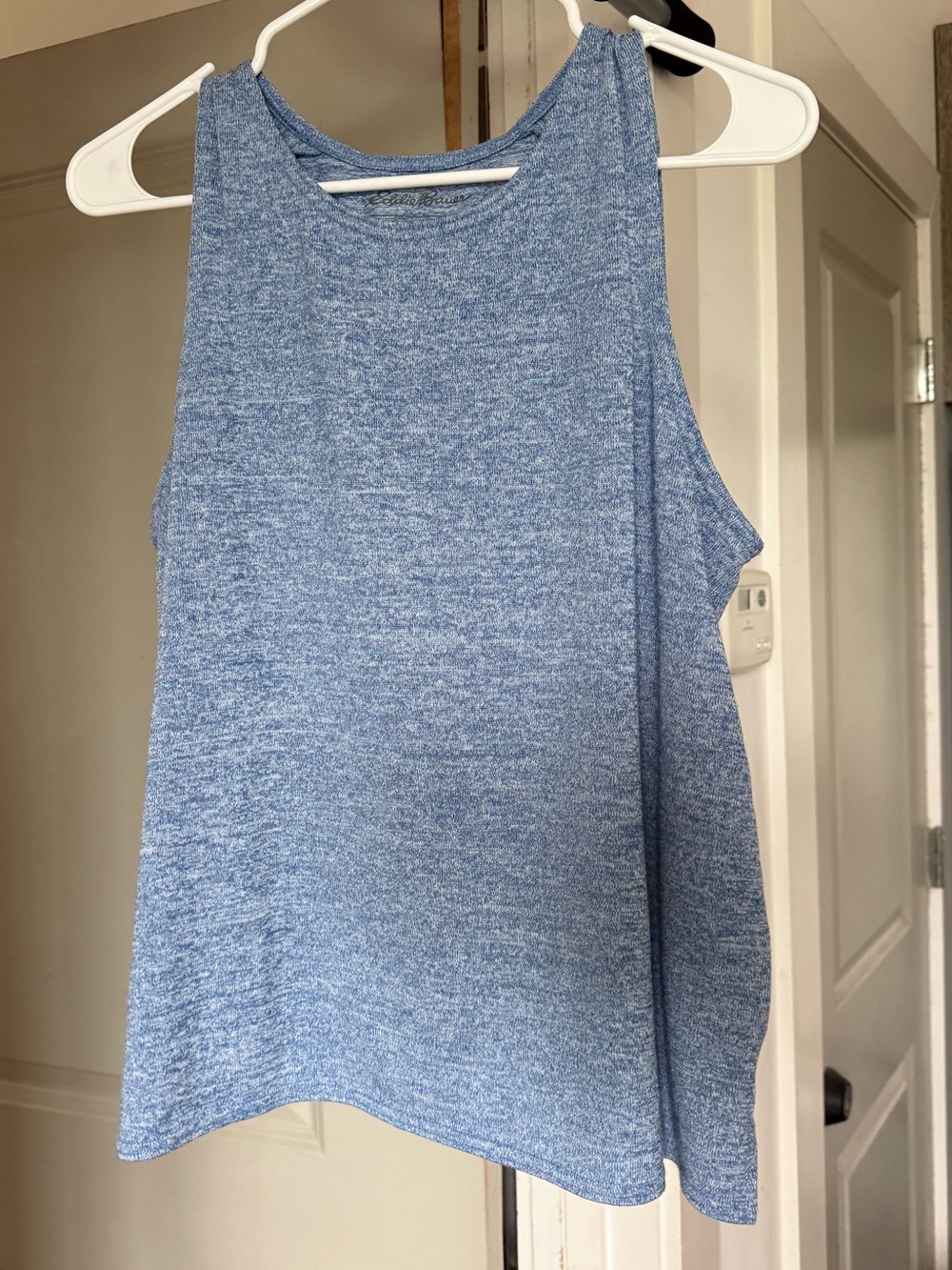 Eddie Bauer Heathered Sky Blue Sleeveless Tank